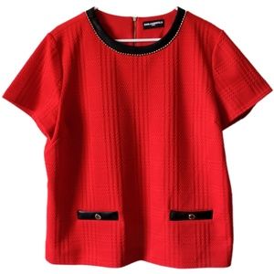 Gorgeous Red, Knit Top